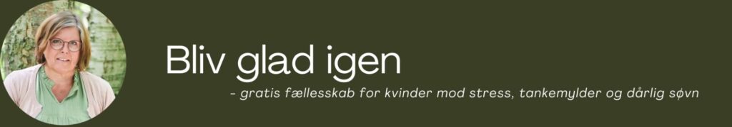 Bliv glad igen - fællesskab mod stress
